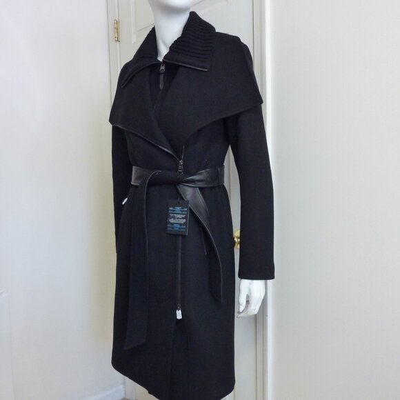 Mackage Nori-K Double Collar Wool Coat - Picture 9 of 13